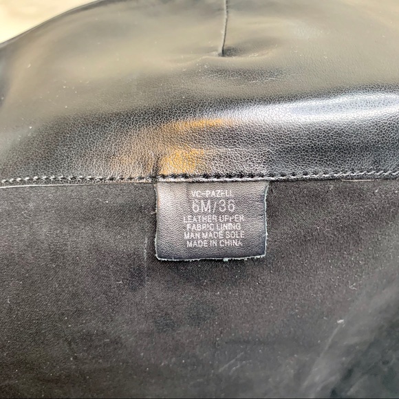 Vince Camuto Pazell Black Leather Tall Boots - Picture 8 of 8